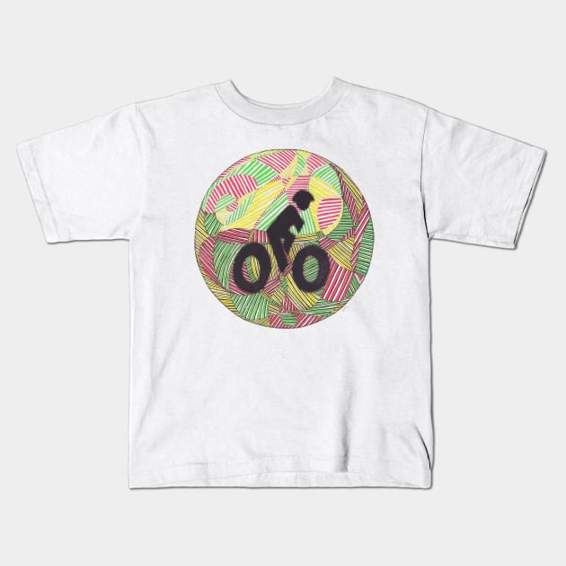 Bike Lane Kids T-Shirt by LauraKatMax